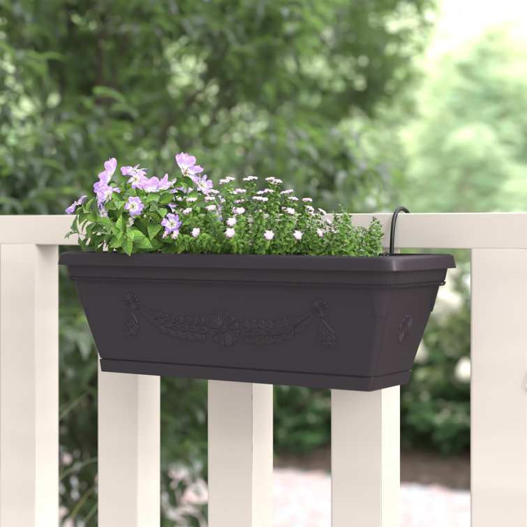 Sol 72 Outdoor™ Izora Self Watering Railing Planter & Reviews Wayfair
